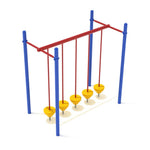 Playground Equipment Single Row Pebble Bridge (PTC017) - SchoolOutlet