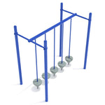Playground Equipment Single Row Pebble Bridge (PTC017) - SchoolOutlet