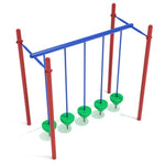 Playground Equipment Single Row Pebble Bridge (PTC017) - SchoolOutlet