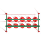 Playground Equipment Double Row Pebble Bridge (PTC018) - SchoolOutlet