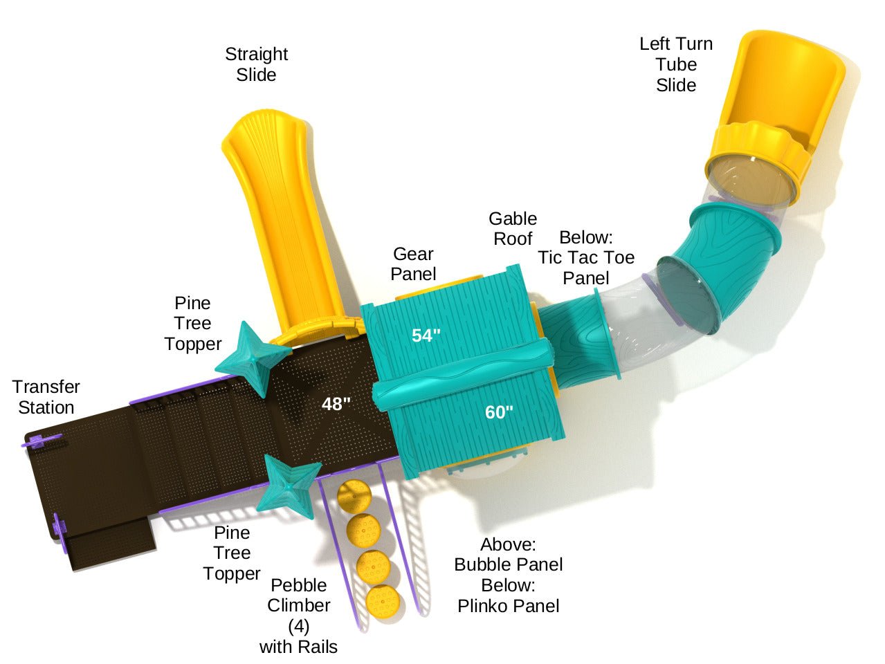 Playground Equipment Gabbling Giraffe (PTH015) - SchoolOutlet