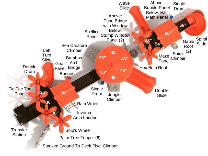 Playground Equipment Howler Hideaway (PTH024) - SchoolOutlet
