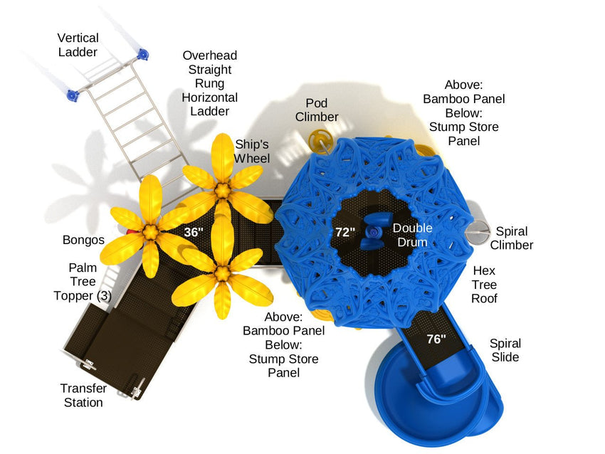Playground Equipment Prancing Panda (PTH035) - SchoolOutlet