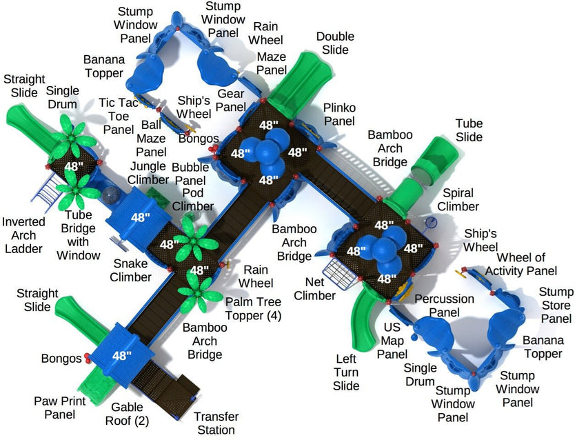 Playground Equipment Amazing Antelope (PTH047) - SchoolOutlet