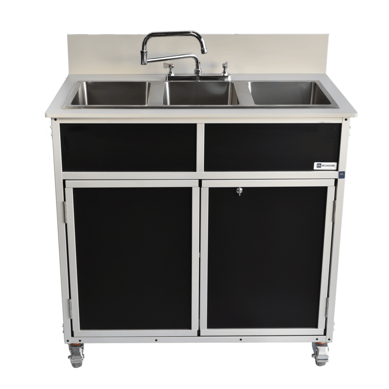 Self Contained Three 10" Deep Basins Portable Sink (NS - 003) - SchoolOutlet
