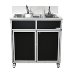 Portable Compact Three Concession Basins PLUS handwashing sink (NS - 004S) - SchoolOutlet