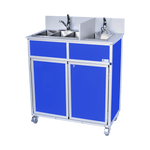 Portable Compact Three Concession Basins PLUS handwashing sink (NS - 004S) - SchoolOutlet