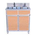 Portable Compact Three Concession Basins PLUS handwashing sink (NS - 004S) - SchoolOutlet