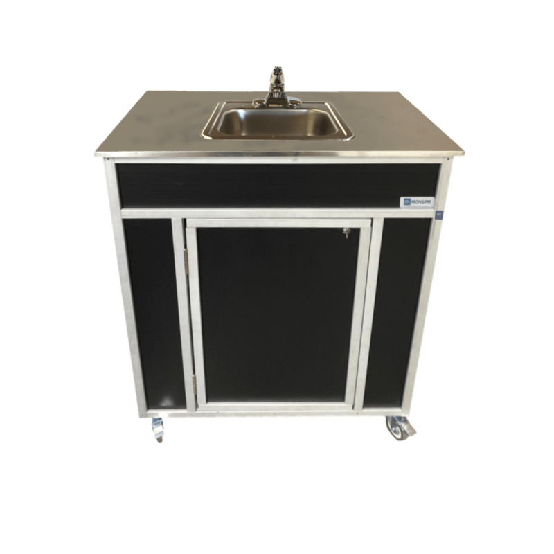 Single 6" Deep Basin Portable Sink with SS Countertop (NS - 009SS) - SchoolOutlet