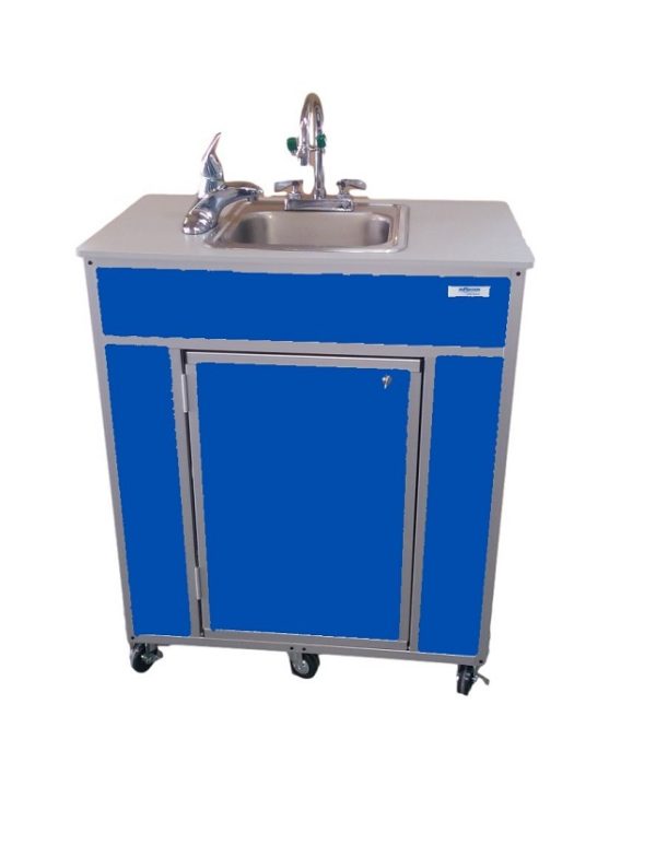 Portable Eye and Face Washing Station 6" Deep Portable SInk (PSE - 2001E) - SchoolOutlet
