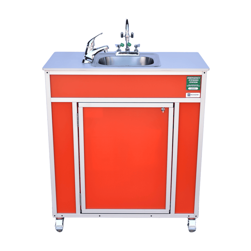 Portable Eye and Face Washing Station 6" Deep Portable SInk (PSE - 2001E) - SchoolOutlet