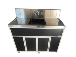Commercial Single 12" Deep Basin w/Two Drainboards (PSE-2001LA)