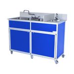 Portable Deep Four Basin Sink *NO Drainboards (PSE - 2004R) - SchoolOutlet