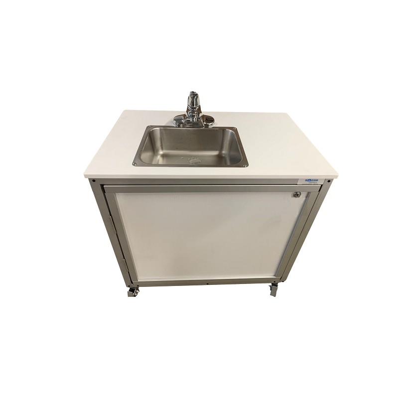 Battery Operated Portable Single Basin Powered Sink - COLD WATER ONLY (PSE - 2006B) - SchoolOutlet