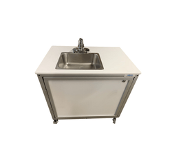 Battery Operated Portable Single Basin Powered Sink - COLD WATER ONLY (PSE-2006B)