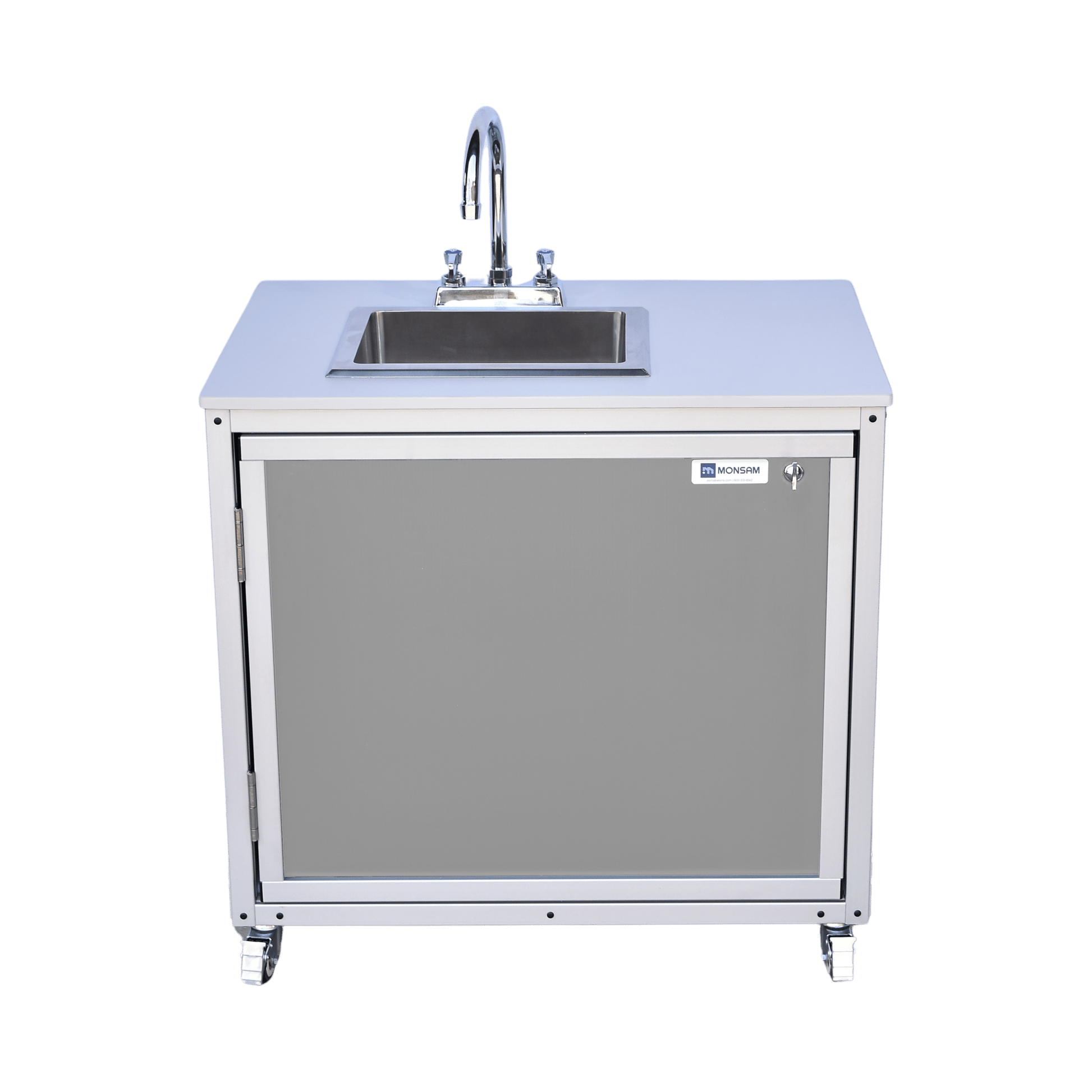 Battery Operated Portable Single Basin Powered Sink - COLD WATER ONLY (PSE - 2006B) - SchoolOutlet