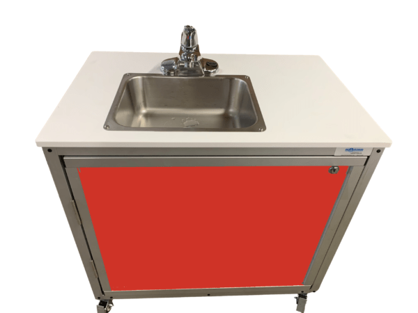 Battery Operated Portable Single Basin Powered Sink - COLD WATER ONLY (PSE - 2006B) - SchoolOutlet