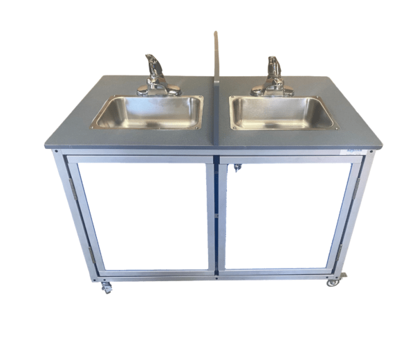 Toddler Double Basin Portable Sink 25" High (PSE - 2006D) - SchoolOutlet
