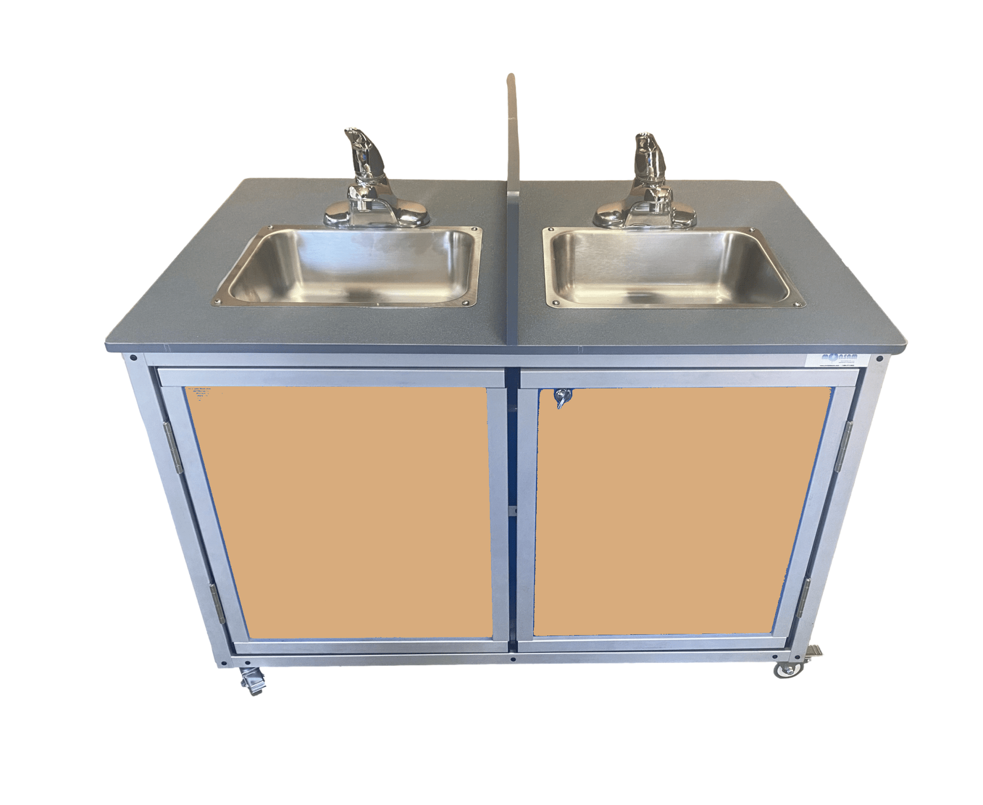 Toddler Double Basin Portable Sink 25" High (PSE - 2006D) - SchoolOutlet