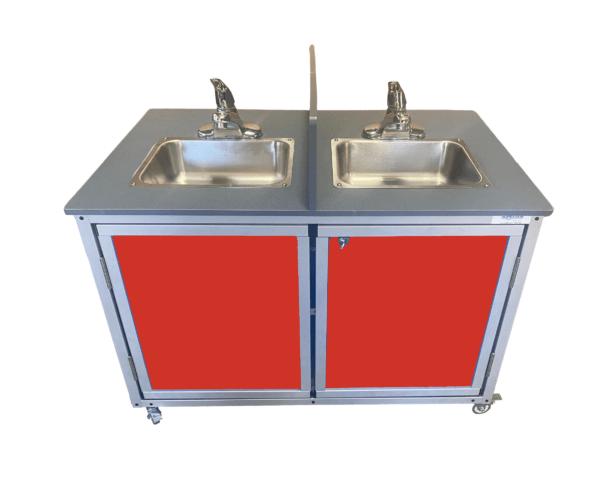 Toddler Double Basin Portable Sink 25" High (PSE - 2006D) - SchoolOutlet