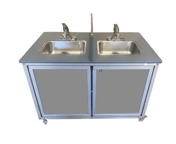 Toddler Double Basin Portable Sink 25" High (PSE - 2006D) - SchoolOutlet