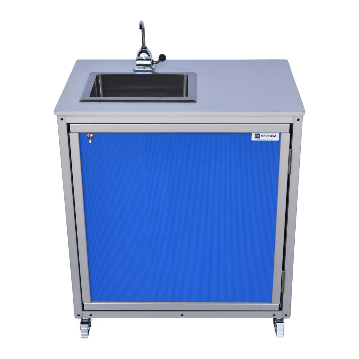 Portable Single Basin Hand Pump Sink - COLD WATER ONLY (PSE - 2008) - SchoolOutlet