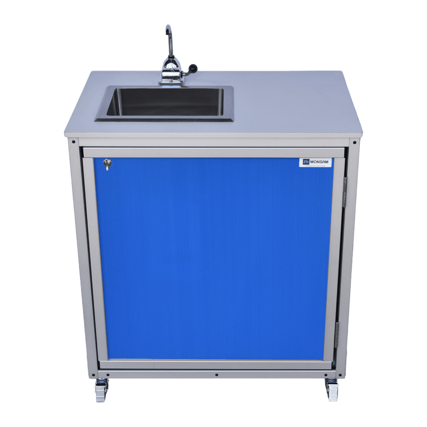 Portable Single Basin Hand Pump Sink - COLD WATER ONLY (PSE - 2008) - SchoolOutlet