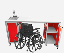 ADA Accessible Portable Science Lab with Portable Sink (PSE-2041)