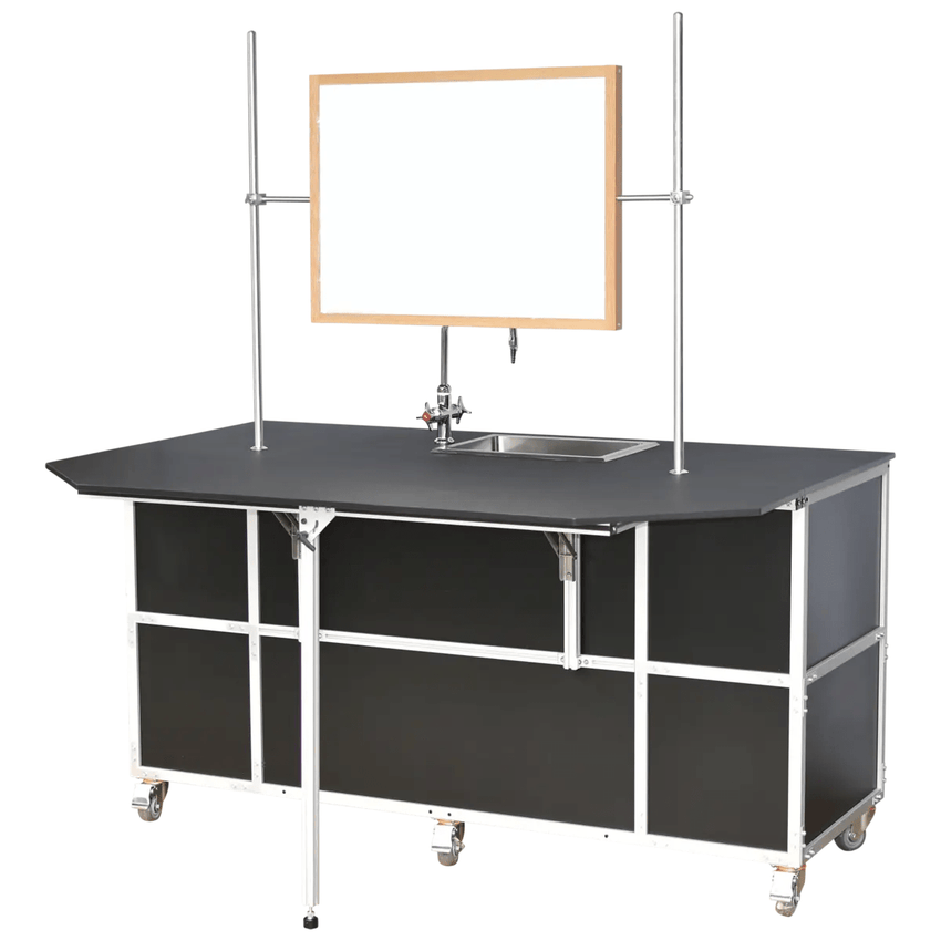 Portable Science Lab Workstation with Portable Sink PLUS Storage (PSE - 2042) - SchoolOutlet