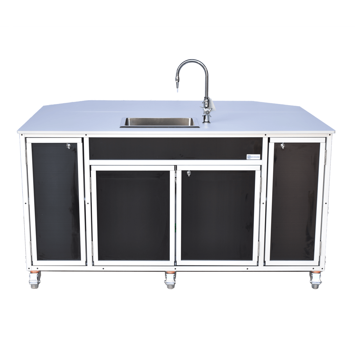 Portable Science Lab Workstation with Portable Sink PLUS Storage (PSE - 2042) - SchoolOutlet