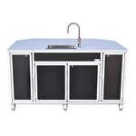 Portable Science Lab Workstation with Portable Sink PLUS Storage (PSE - 2042) - SchoolOutlet