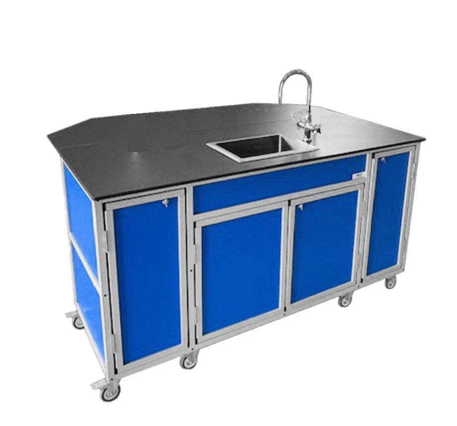 Portable Science Lab Workstation with Portable Sink PLUS Storage (PSE ...