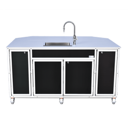 Portable Science Lab Workstation with Portable Sink PLUS Storage (PSE-2042)