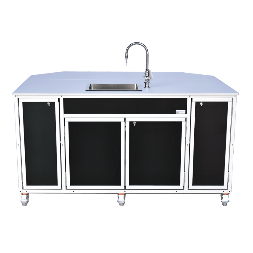 Portable Science Lab Workstation with Portable Sink PLUS Storage (PSE - 2042) - SchoolOutlet