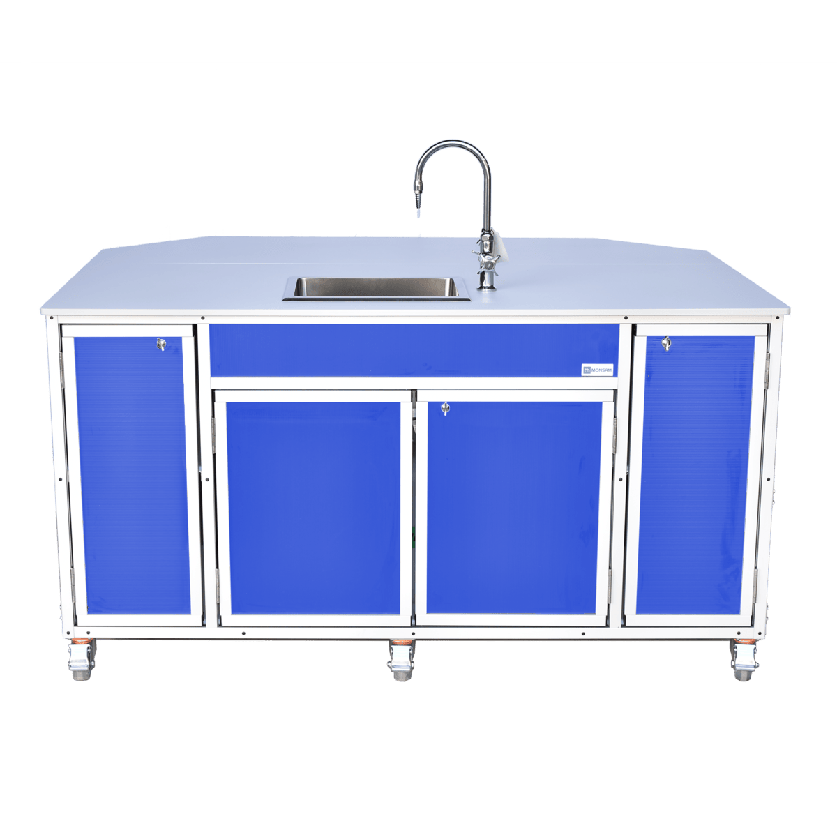 Portable Science Lab Workstation with Portable Sink PLUS Storage (PSE - 2042) - SchoolOutlet