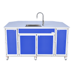 Portable Science Lab Workstation with Portable Sink PLUS Storage (PSE - 2042) - SchoolOutlet