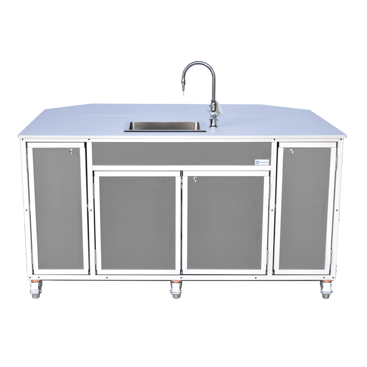 Portable Science Lab Workstation with Portable Sink PLUS Storage (PSE - 2042) - SchoolOutlet