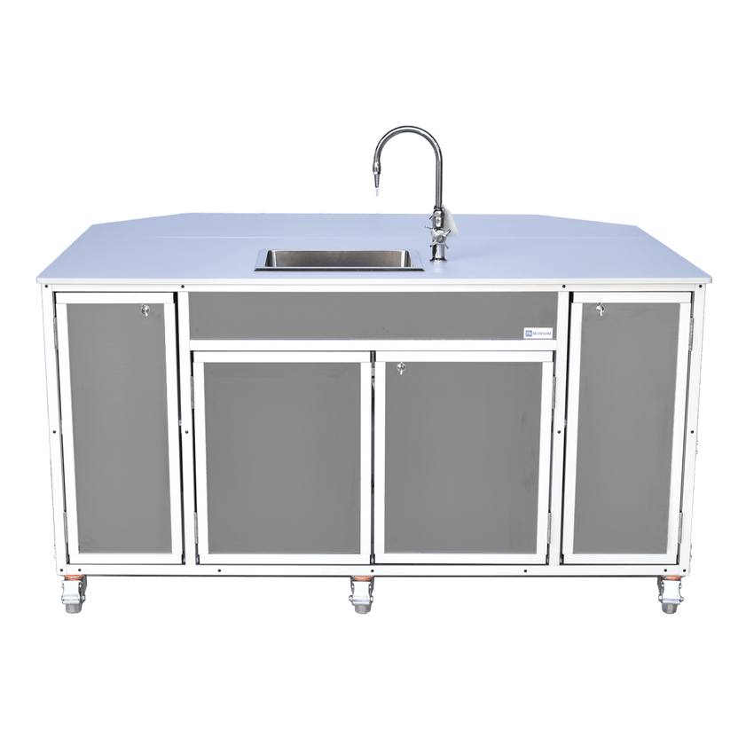 Portable Science Lab Workstation with Portable Sink PLUS Storage (PSE - 2042) - SchoolOutlet