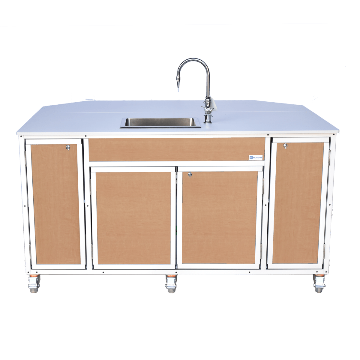 Portable Science Lab Workstation with Portable Sink PLUS Storage (PSE - 2042) - SchoolOutlet