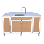 Portable Science Lab Workstation with Portable Sink PLUS Storage (PSE - 2042) - SchoolOutlet