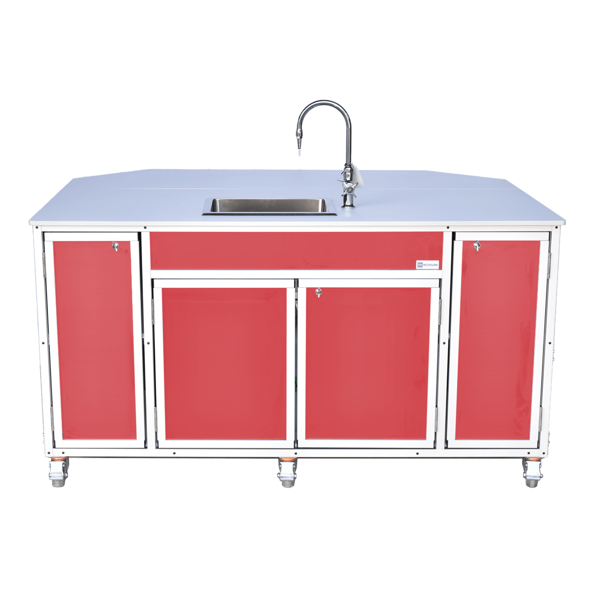 Portable Science Lab Workstation with Portable Sink PLUS Storage (PSE - 2042) - SchoolOutlet