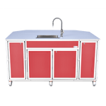 Portable Science Lab Workstation with Portable Sink PLUS Storage (PSE - 2042) - SchoolOutlet