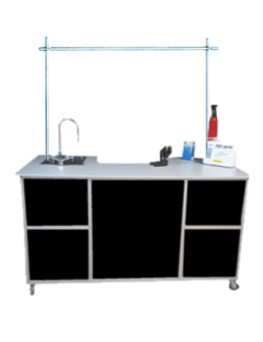 Science Demonstration Workstation with Portable Sink (PSE - 2049) - SchoolOutlet