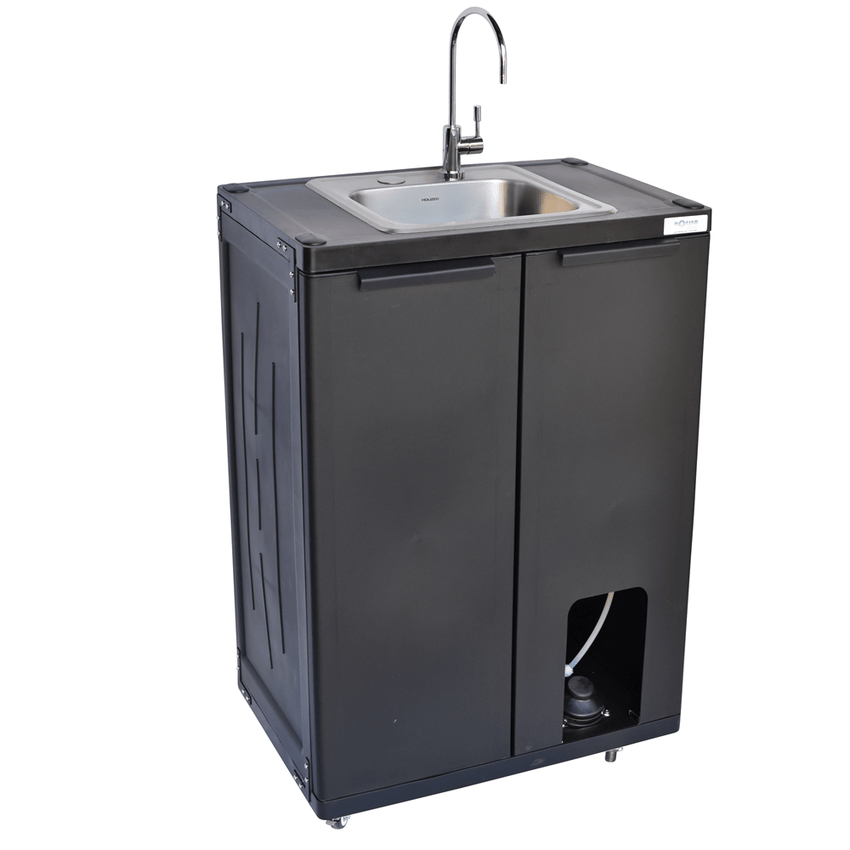 Foot Pump Portable Sink - Plastic Cabinet - COLD WATER ONLY (PSF - 101) - SchoolOutlet