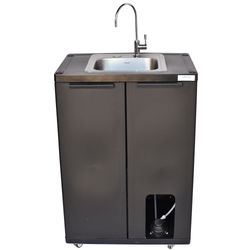 Foot Pump Portable Sink - Plastic Cabinet - COLD WATER ONLY (PSF-101)