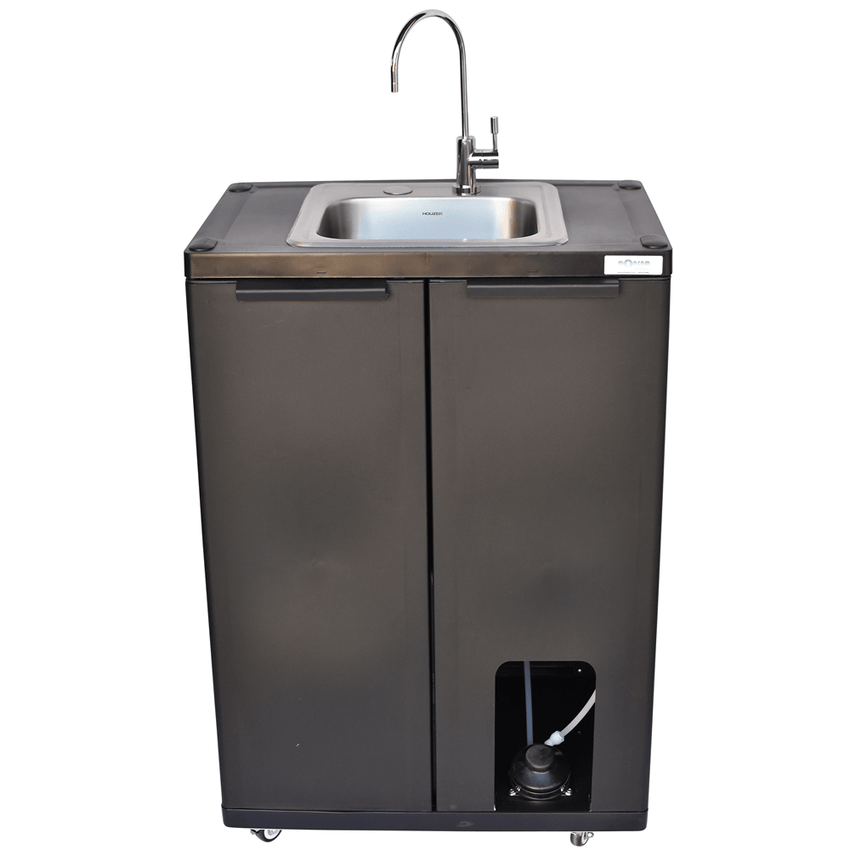 Foot Pump Portable Sink - Plastic Cabinet - COLD WATER ONLY (PSF - 101) - SchoolOutlet