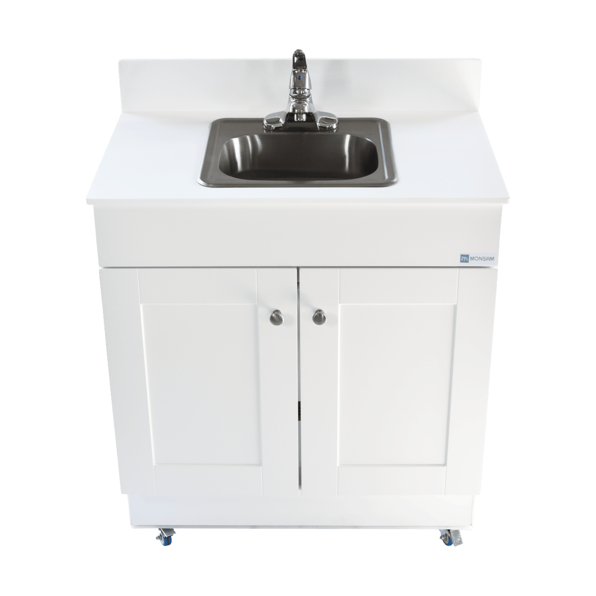 Self Contained Single 6" Deep Basin Portable Sink (POR - PSW - 007M - M) - SchoolOutlet