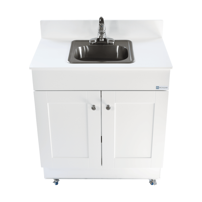 Self Contained Single 6" Deep Basin Portable Sink (POR - PSW - 007M - M) - SchoolOutlet