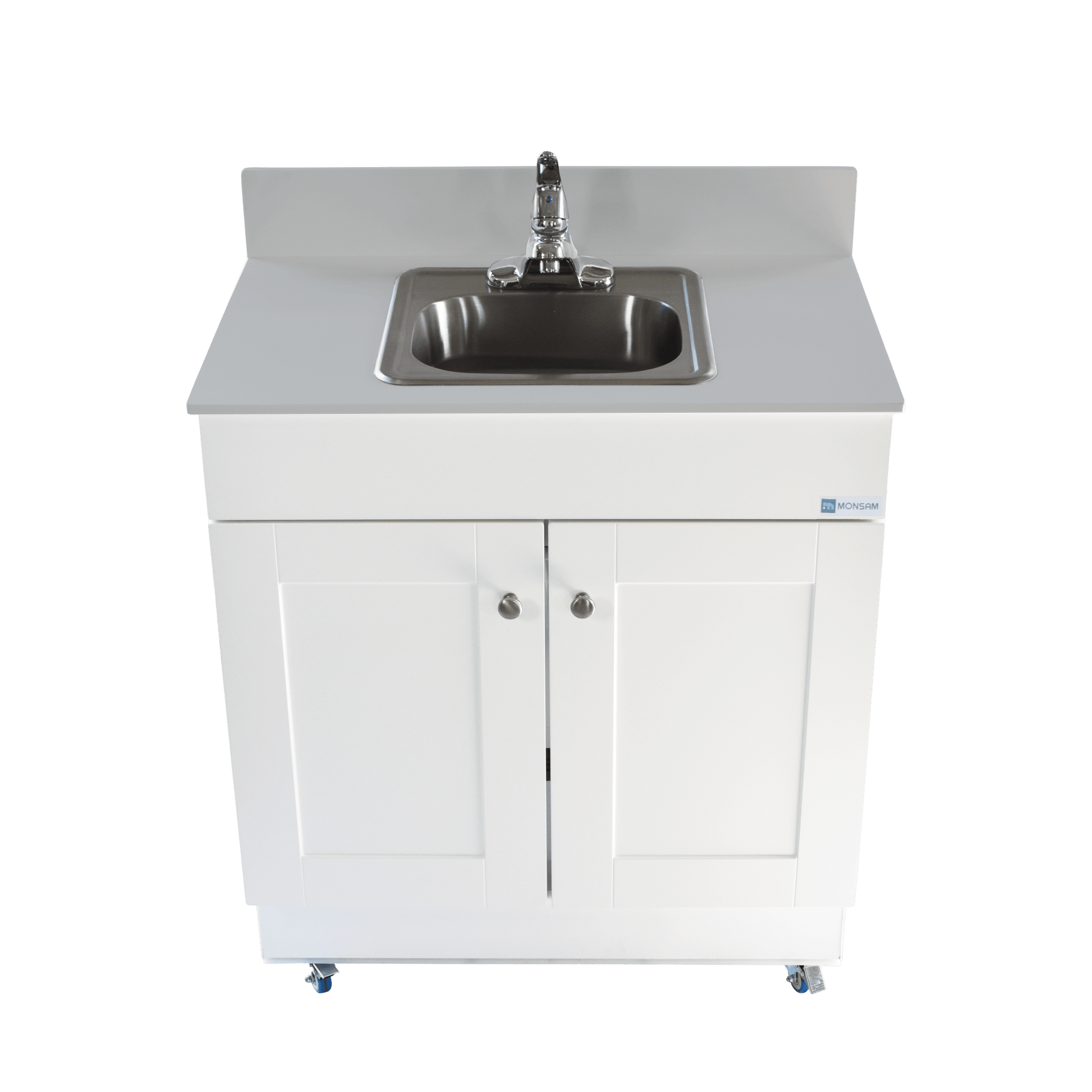 Self Contained Single 6" Deep Basin Portable Sink (POR - PSW - 007M - M) - SchoolOutlet