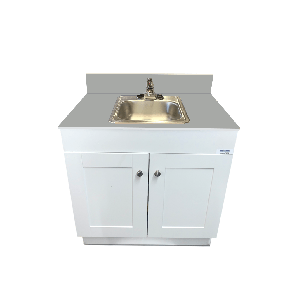 Self Contained Single 6" Deep Basin Portable Sink (POR - PSW - 007M - M) - SchoolOutlet